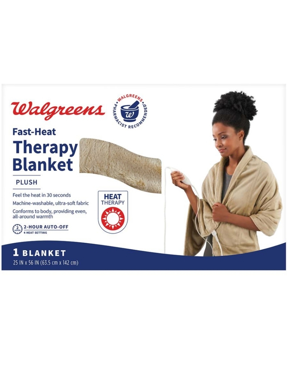 Fast-heat Therapy Blanket NIB